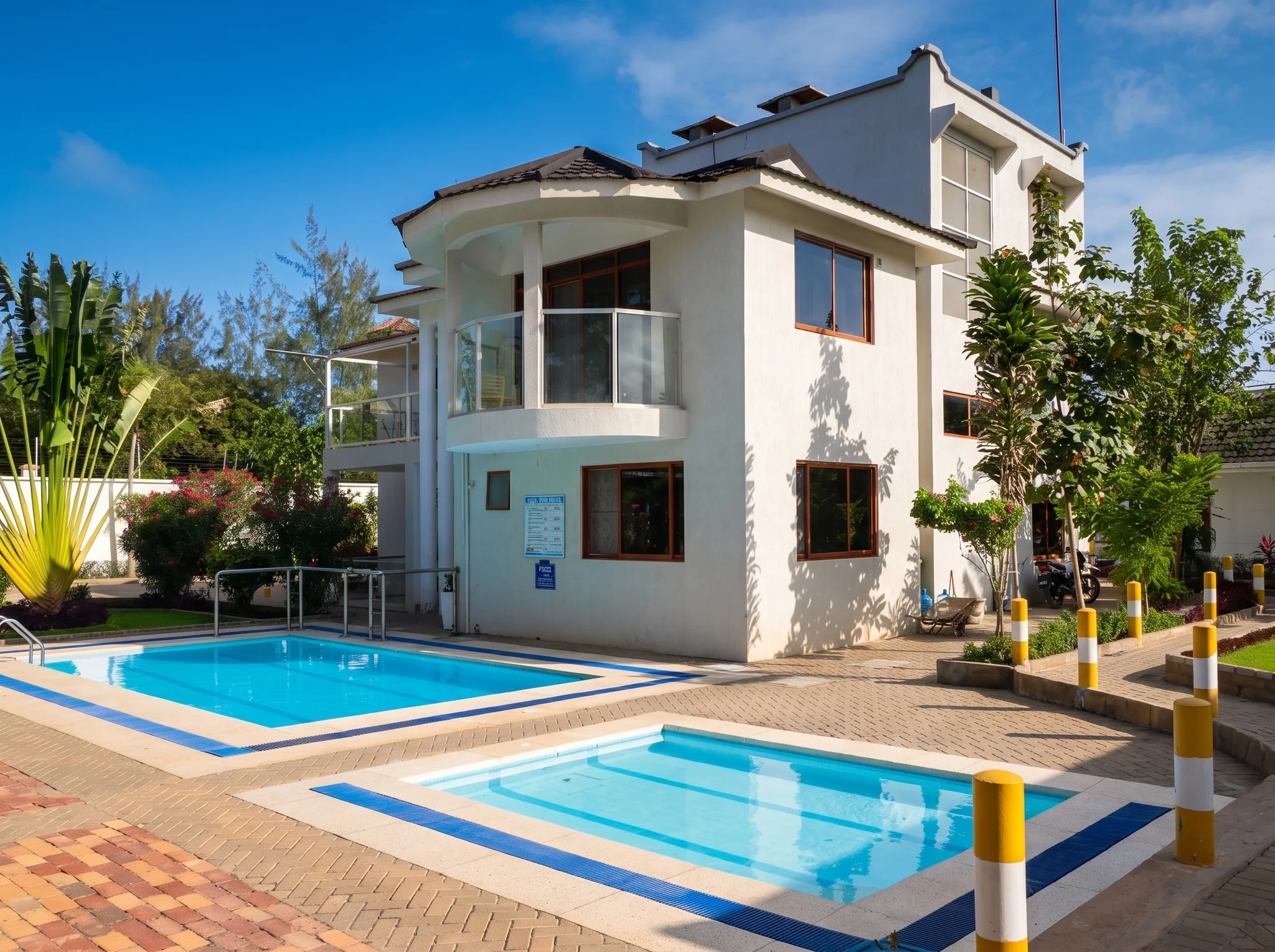 Beakim Darad Resort Swimming Pools and Deluxe Building View